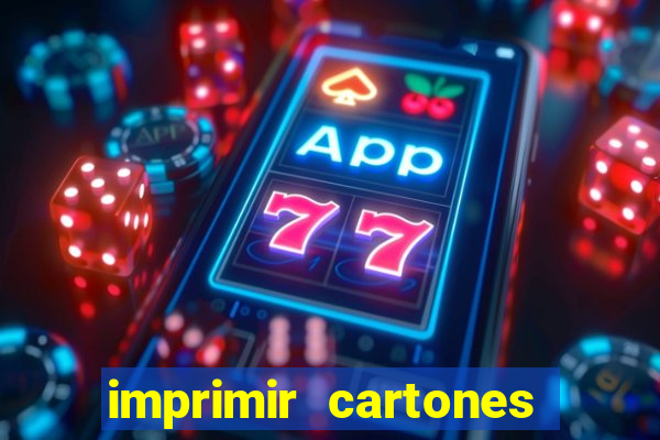 imprimir cartones de bingo